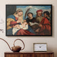 Mary and Child with Saints Stephen, Jerome and Maurice, c. 1510 - Floater Framed Canvas Print