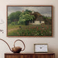 Farmhouse with Meadow Flowers, 1909 - Floater Framed Canvas Print