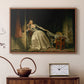 The Stolen Kiss (Le Baiser à la dérobée), c. 1788 - Floater Framed Canvas Print