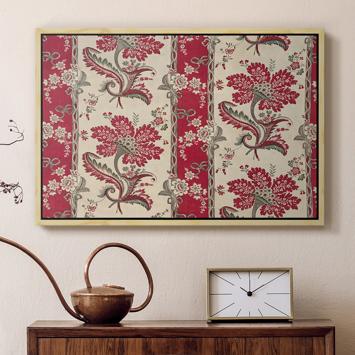 The Flowering Cornucopia (La Corne Fleurie), c. 1789-1850 - Floater Framed Canvas Print