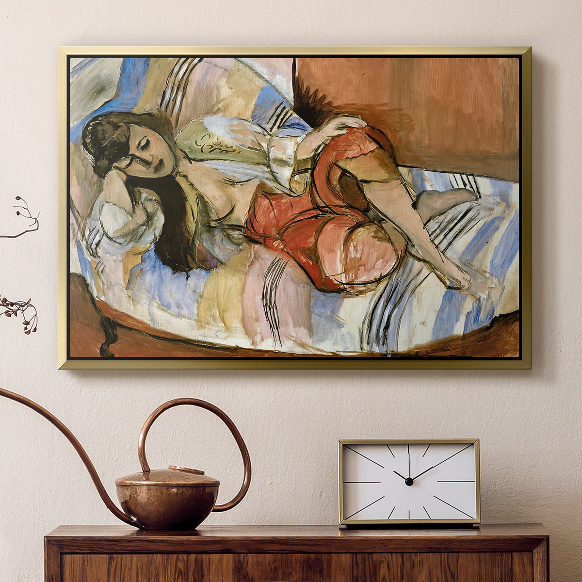 Odalisque, 1923 - Floater Framed Canvas Print