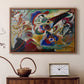 Fragment 2 for Composition VII, 1913 - Floater Framed Canvas Print