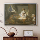 The Visit to the Nursery, c. 1775 - Floater Framed Canvas Print
