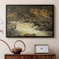 Waterfall in Hallingdal, 1848 - Floater Framed Canvas Print