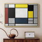 Composition with Yellow, Red, Black, Blue, and Gray, 1920 - Floater Framed Canvas Print