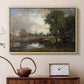 Dedham Lock and Mill, c. 1820 - Floater Framed Canvas Print