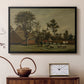 Farmhouse, c. 1865-1875 - Floater Framed Canvas Print