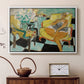 Seated Woman with Flower, 1942 - Floater Framed Canvas Print