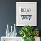Palm Bath I - Barnwood Framed Art Print