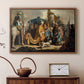 David with Goliath's Head in front of Saul, for Rembrandt, 1627 - Floater Framed Canvas Print