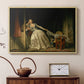 The Stolen Kiss (Le Baiser à la dérobée), c. 1788 - Floater Framed Canvas Print