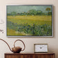 Field with Irises near Arles, 1888 - Floater Framed Canvas Print