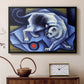Cat Playing with a Ball, 1945-1950 - Floater Framed Canvas Print