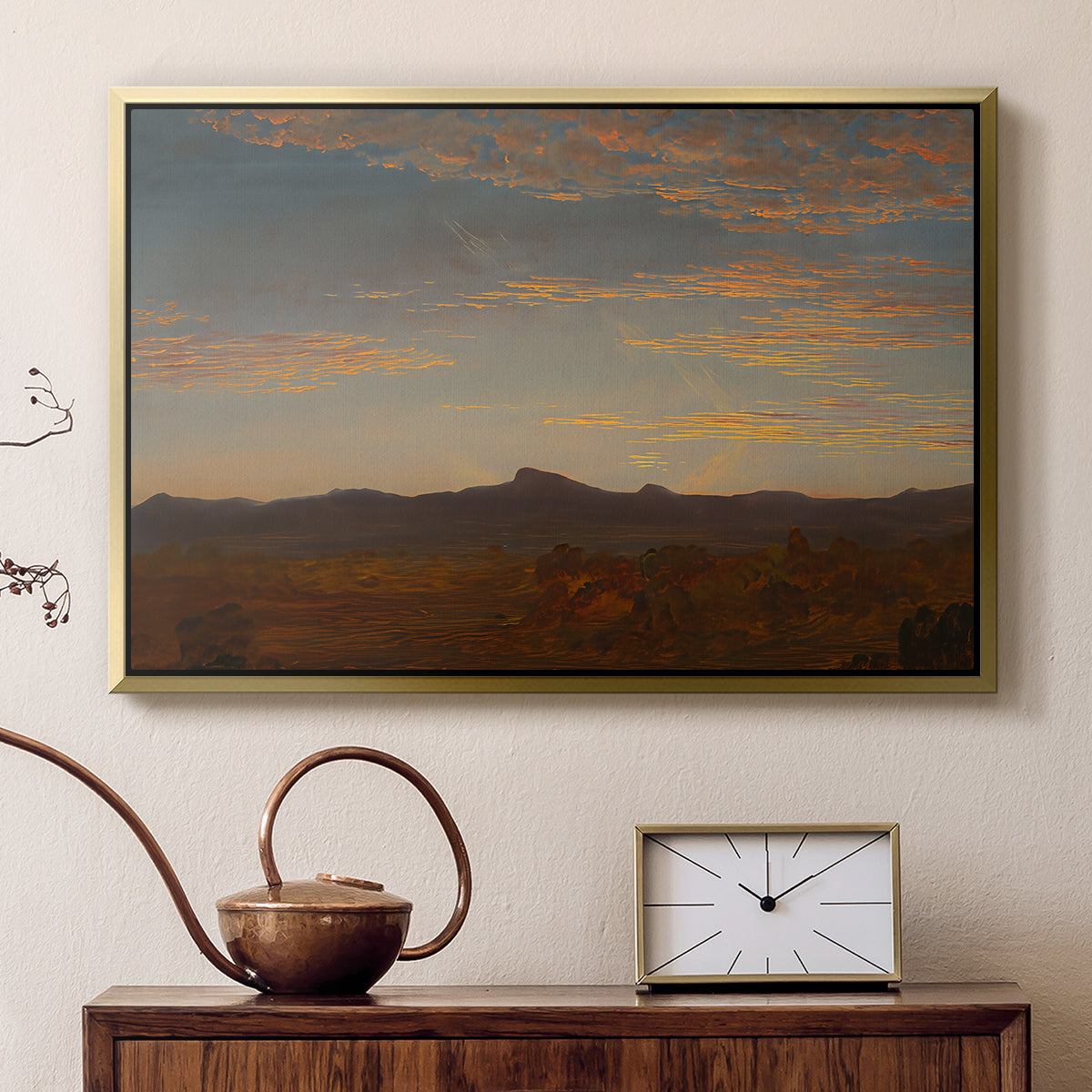 Study for "Catskill Creek", c. 1844-1845 - Floater Framed Canvas Print