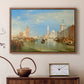 Venice: The Dogana and San Giorgio Maggiore, 1834 - Floater Framed Canvas Print