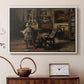 The Studio of Ferdinand De Braekeleer I, Father of the Painter, c. 1873-1885 - Floater Framed Canvas Print