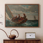 Breezing Up (A Fair Wind), 1873-1876 - Floater Framed Canvas Print