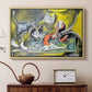 Still Life with Cat and Lobster, 1962 - Floater Framed Canvas Print