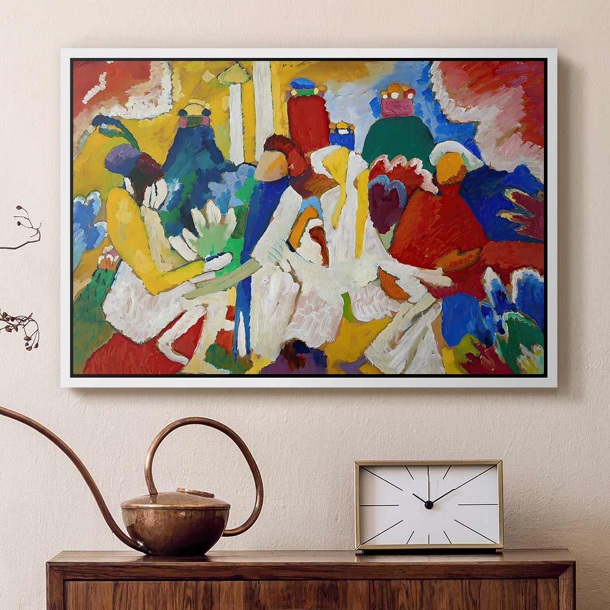 Oriental, 1909 - Floater Framed Canvas Print