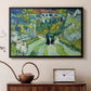 Stairway at Auvers, 1890 - Floater Framed Canvas Print