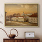 The Riding School at Akershus Castle, 1846 - Floater Framed Canvas Print