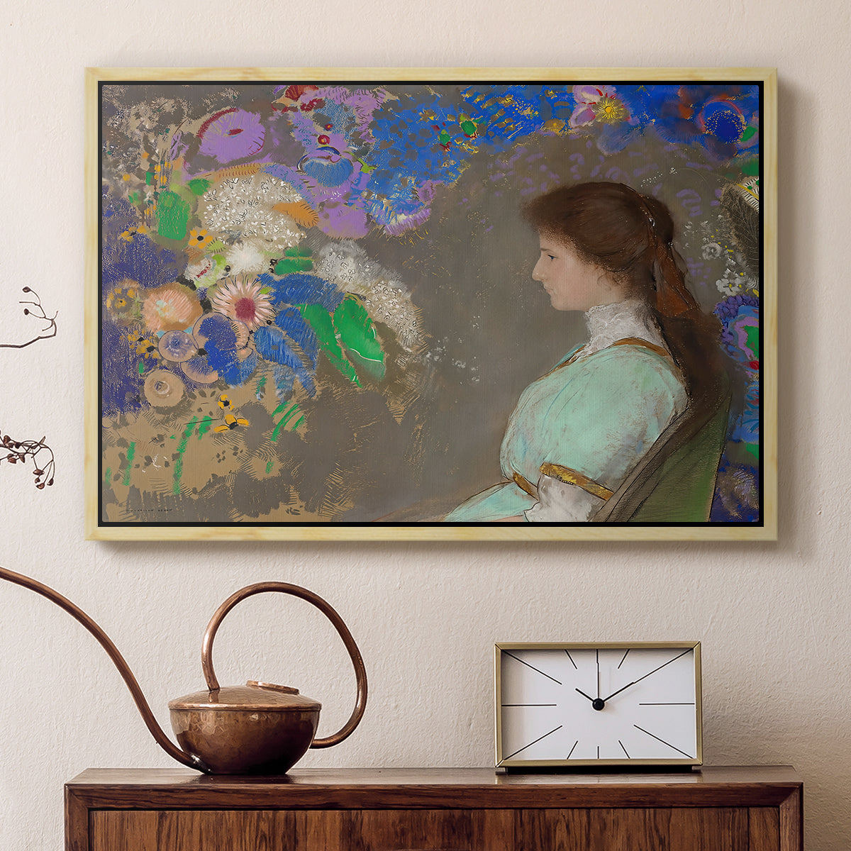 Portrait of Violette Heymann, 1910 - Floater Framed Canvas Print