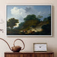 Landscape with Shepherds and Flock of Sheep, c. 1763-1765 - Floater Framed Canvas Print