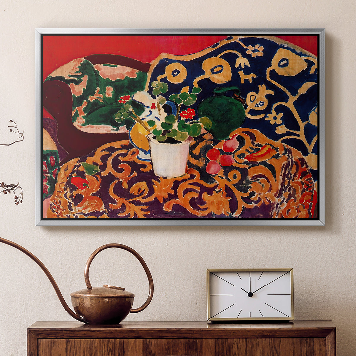 Spanish Still Life, c. 1910 - Floater Framed Canvas Print