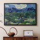 Olive Trees with the Alpilles in the Background, 1889 - Floater Framed Canvas Print