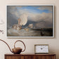 Fishing Boats with Hucksters Bargaining for Fish, 1837-1838 - Floater Framed Canvas Print