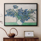 Irises, 1890 - Floater Framed Canvas Print