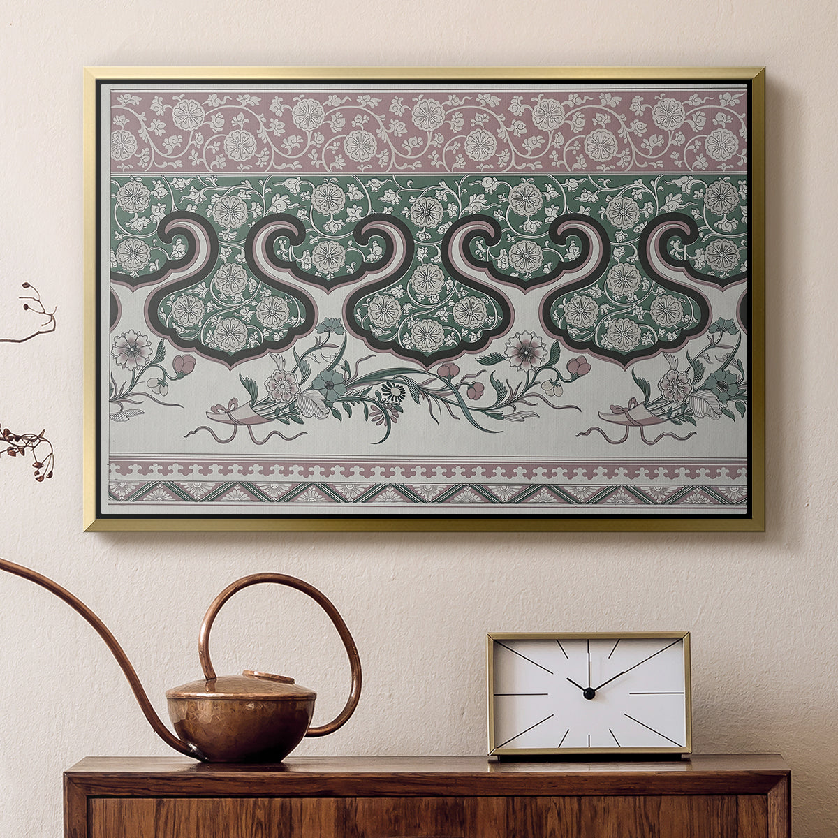 Examples of Chinese Ornament, Pl. LXXVI, 1867 - Floater Framed Canvas Print