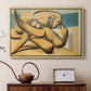 Figures at the Seaside (The Kiss), 1931 - Floater Framed Canvas Print