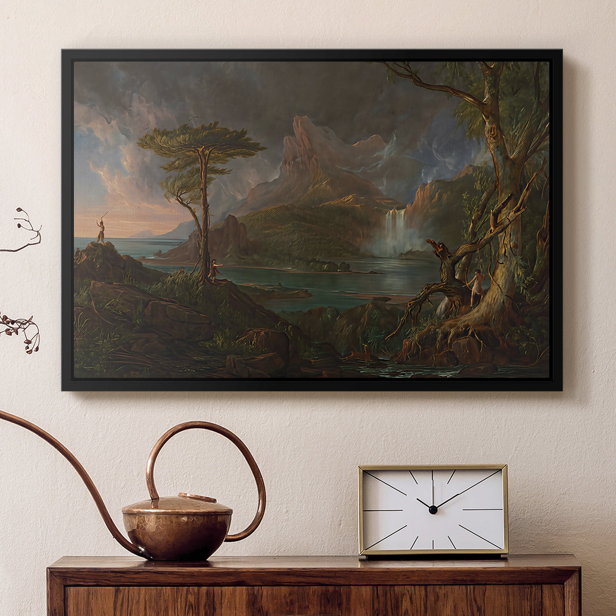 A Wild Scene, 1831-1832 - Floater Framed Canvas Print