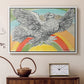 Flying Dove with Rainbow (Colombe volant à l'Arc-en-ciel), 1952 - Floater Framed Canvas Print