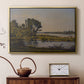 Landscape with a River, 1892 - Floater Framed Canvas Print