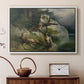 Eagles and Dying Stag on a Lakeshore, 1836 - Floater Framed Canvas Print
