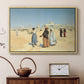 View from the Desert of Cairo with Citadel and Mamluk Tombs in the Background, c. 1889-1890 - Floater Framed Canvas Print