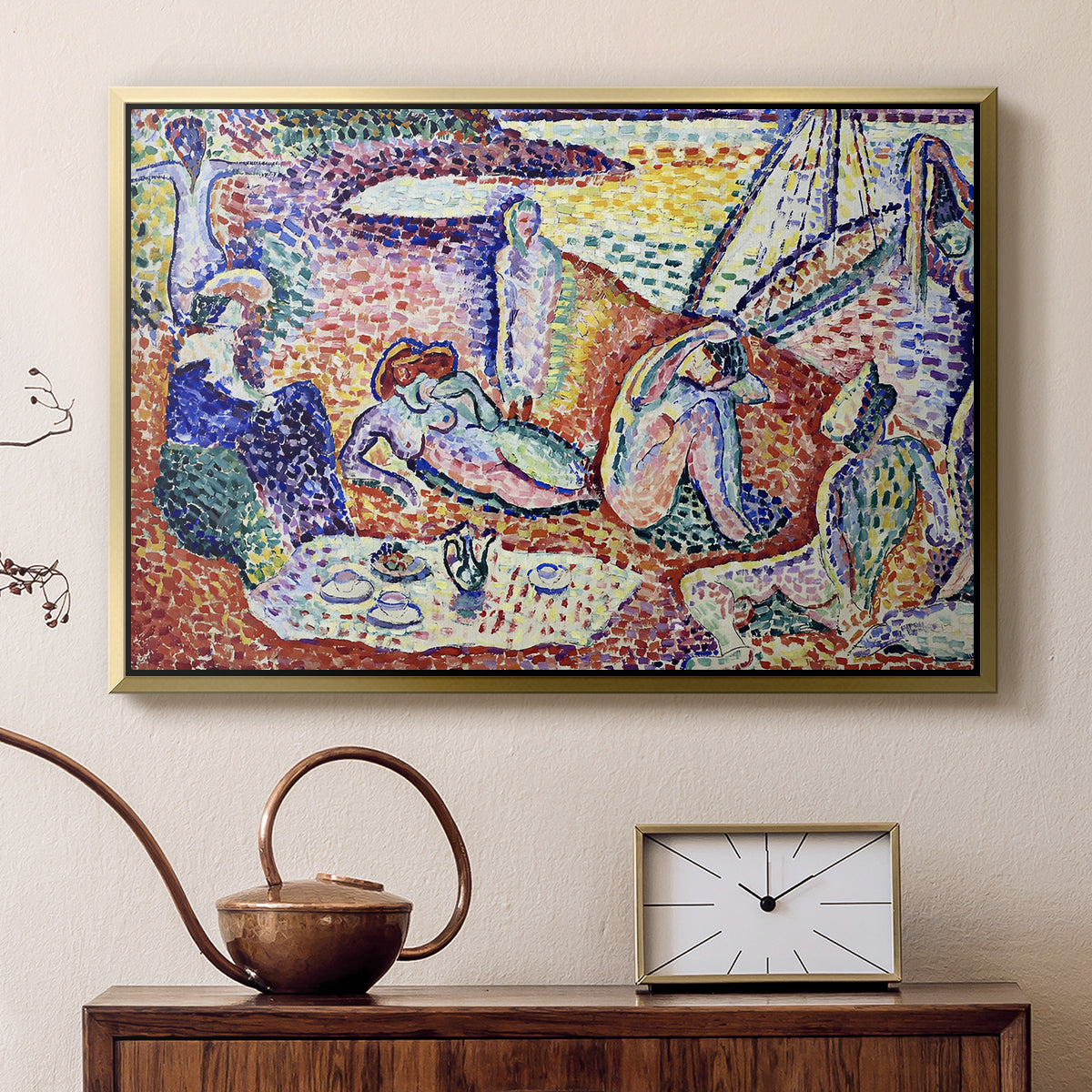 Luxe, Calme et Volupté, 1904 - Floater Framed Canvas Print