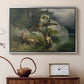 Eagles and Dying Stag on a Lakeshore, 1836 - Floater Framed Canvas Print
