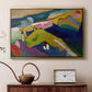 Murnau Mountain Landscape with Church, 1910 - Floater Framed Canvas Print