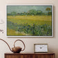 Field with Irises near Arles, 1888 - Floater Framed Canvas Print