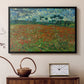 Field with Poppies, 1889 - Floater Framed Canvas Print