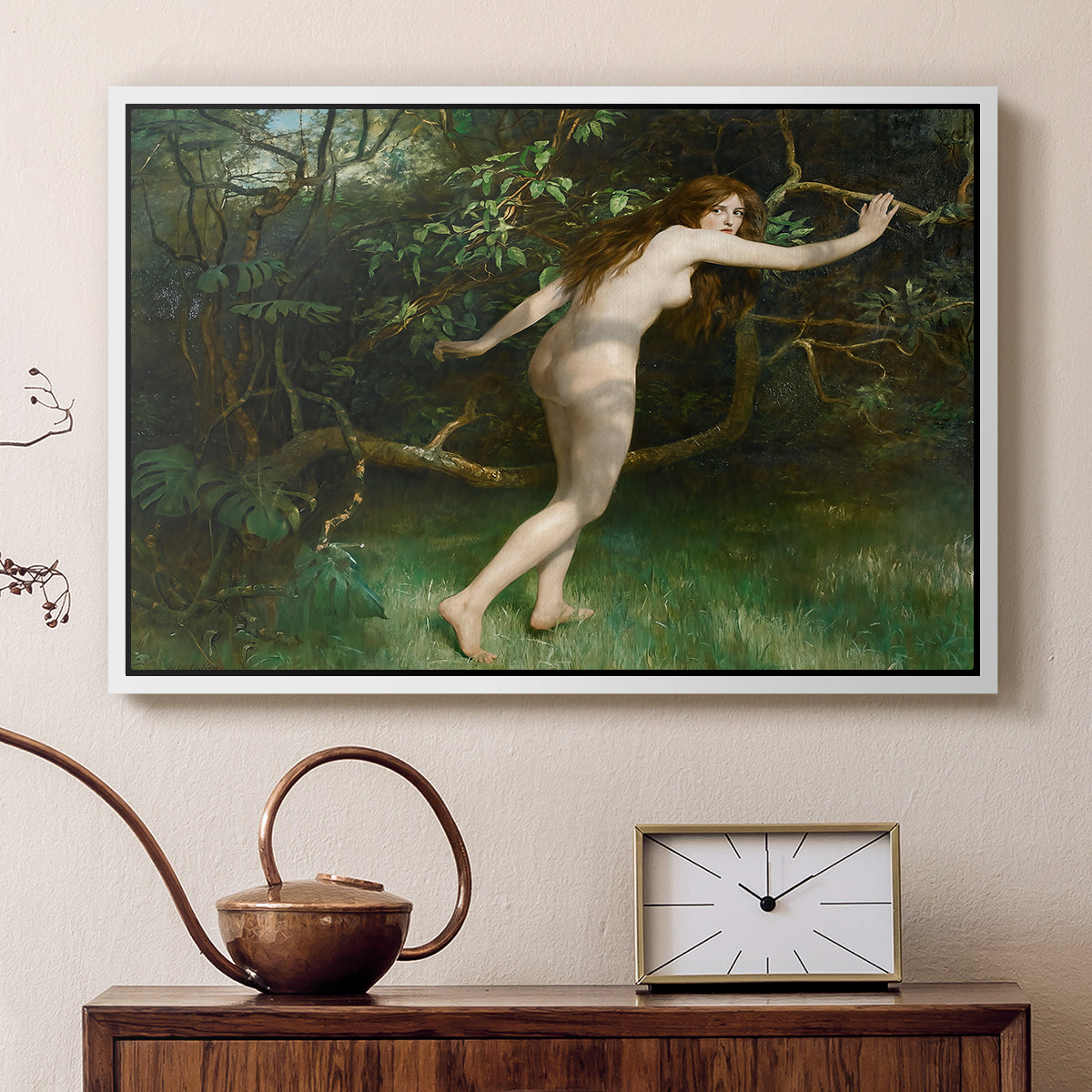 Eve, 1911 - Floater Framed Canvas Print