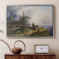 An Alpine Farm on the Untersberg, 1835 - Floater Framed Canvas Print