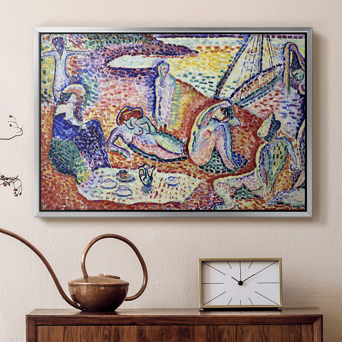 Luxe, Calme et Volupté, 1904 - Floater Framed Canvas Print