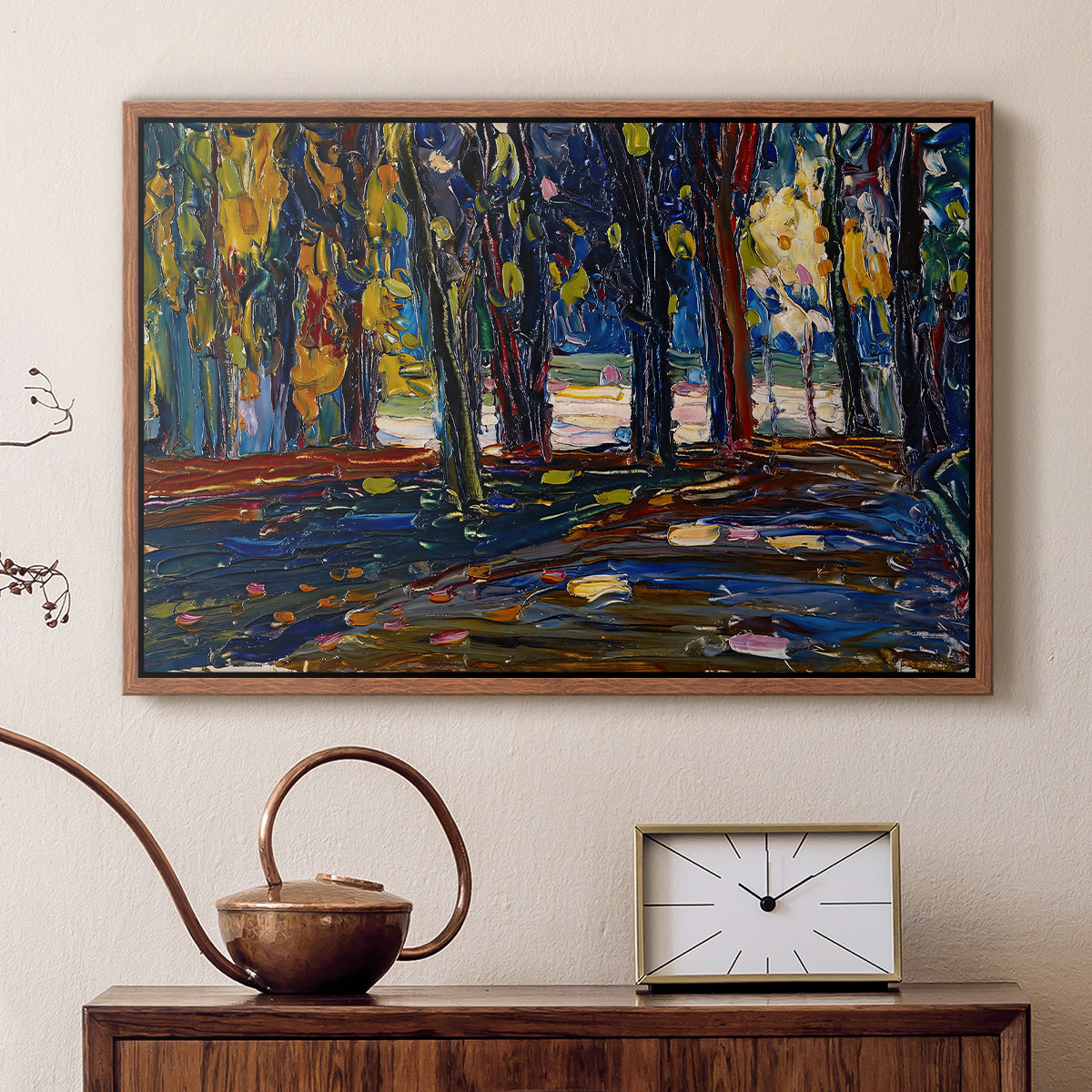 Autumn Study, 1908 - Floater Framed Canvas Print