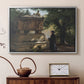 A Catholic Priest in Front of a Sarcophagus, c. 1857 - Floater Framed Canvas Print