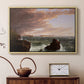 Views Across Frenchman's Bay from Mt. Desert Island, After a Squall, 1845 - Floater Framed Canvas Print