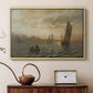 View from the Oslofjord, 1866 - Floater Framed Canvas Print